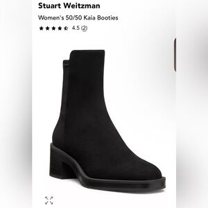 Stuart Weitzman Women's 50/50 Kaia Booties. New no box